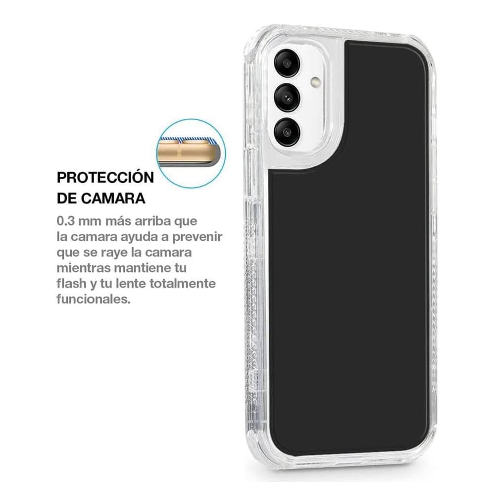 Imagen 2 del producto Case para Samsung Galaxy A05s protección 360, 3 capas de protección, negro