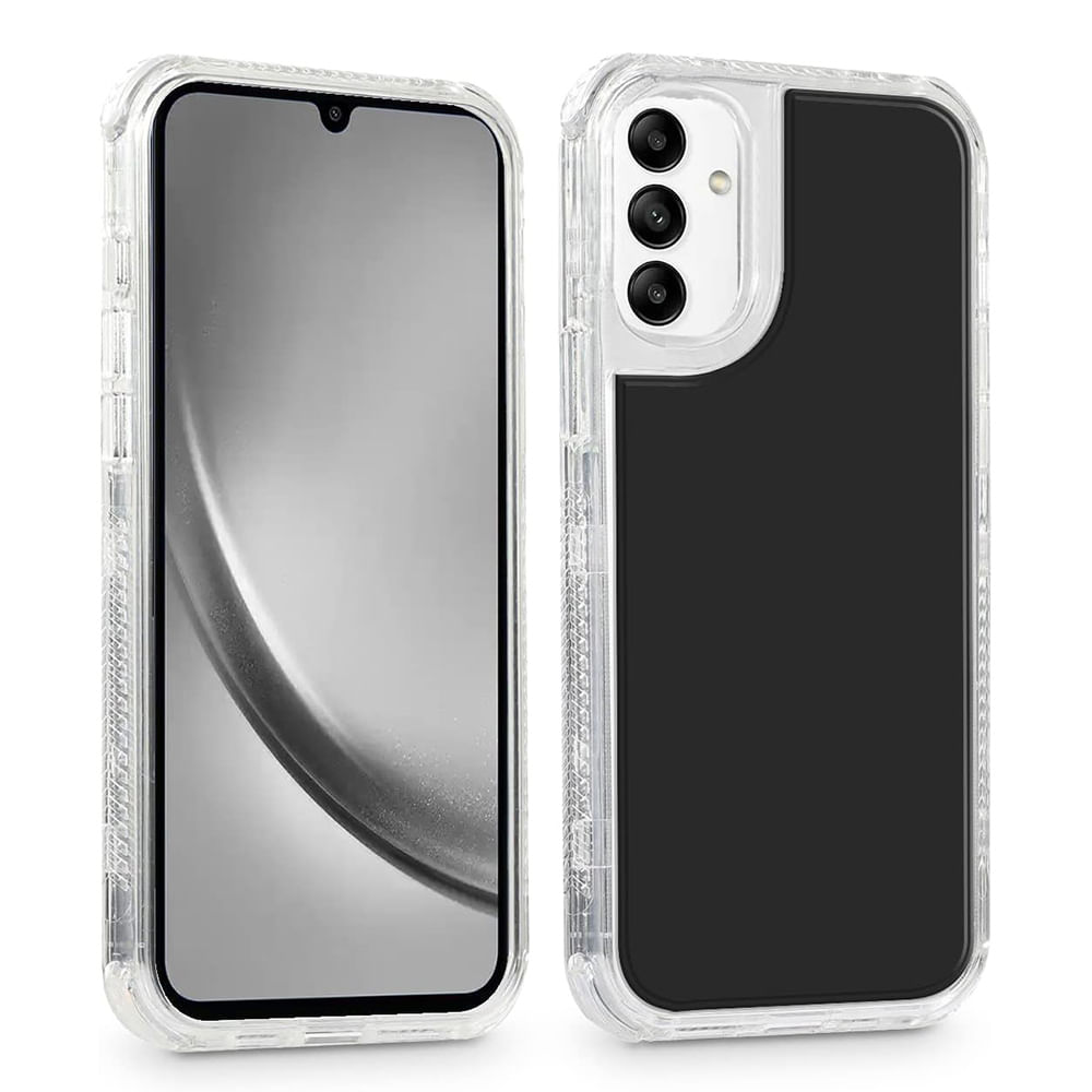 Case para Samsung Galaxy A15 protección 360, 3 capas de protección, negro