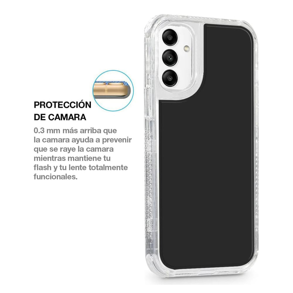 Imagen 2 del producto Case para Samsung Galaxy A35 protección 360, 3 capas de protección, negro