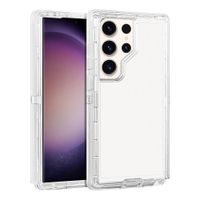 Case para Samsung S22 Ultra, protección 360, 3 capas de protección, transparente