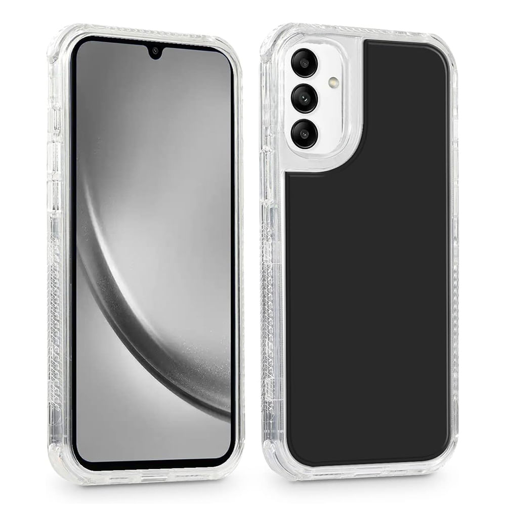Case para Samsung Galaxy S24 plus, protección 360, 3 capas de protección, negro