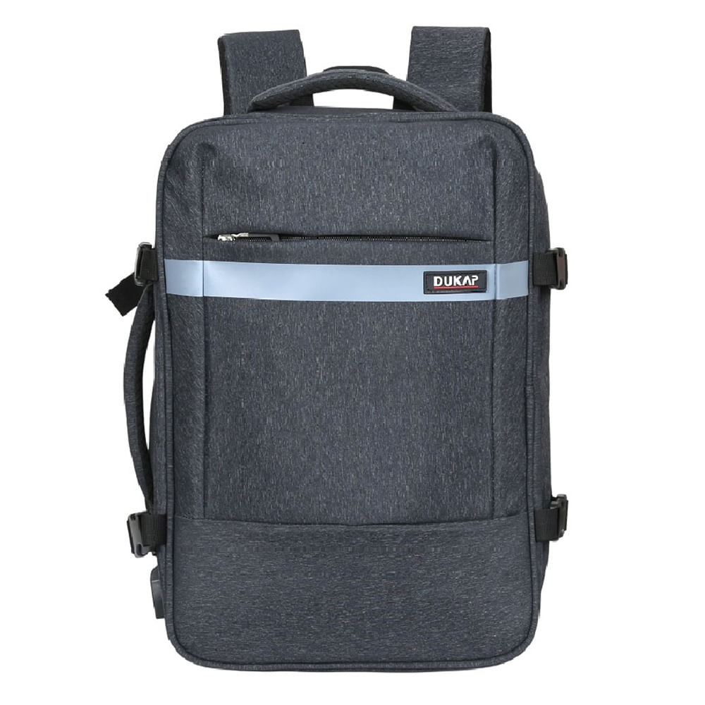 Mochila viajera Dukap Índigo 21L -29L gris