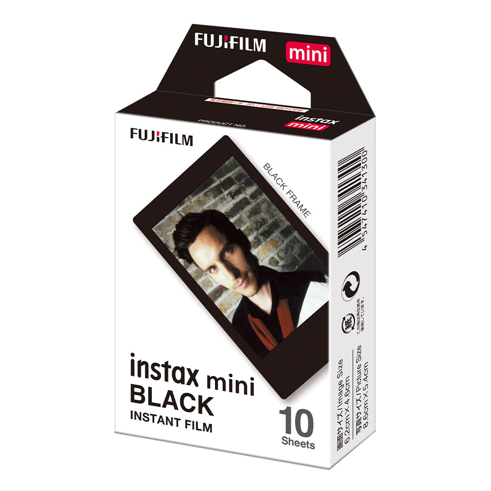 Imagen 2 del producto Pack de 10 películas con borde negro Fujifilm para Instax Mini