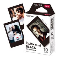Pack de 10 películas con borde negro Fujifilm para Instax Mini