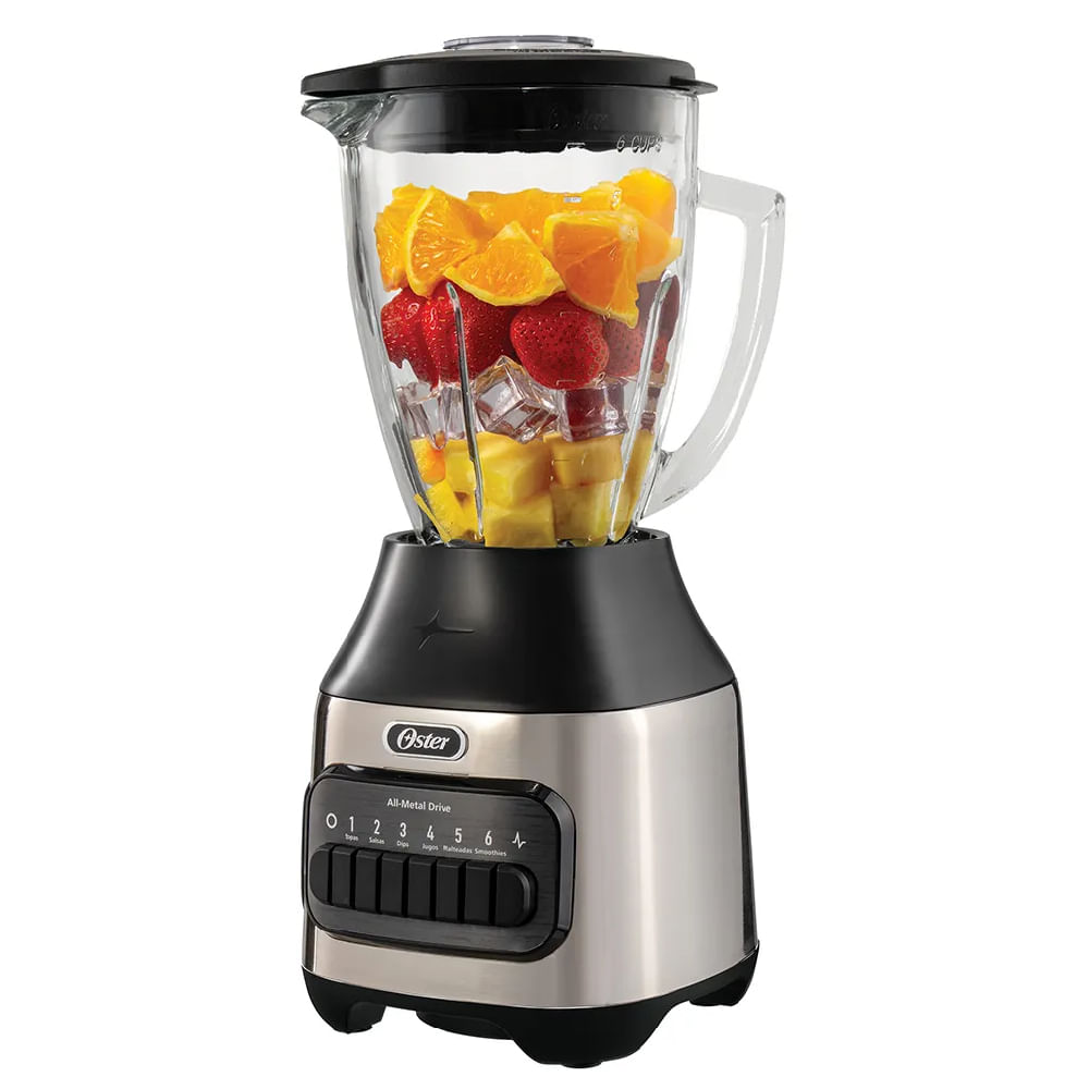 Imagen 2 del producto Licuadora Oster BLSTPEG-NPB 800w, 6 velocidades, jarra de vidrio 1.5 litros, negro