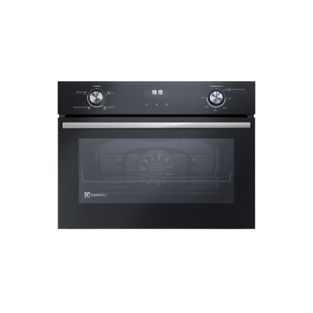 Imagen 2 del producto Combo Electrolux: Horno empotrable OE4EH capacidad 50 litros, negro + Cocina empotrable a gas ETGZ24F0EPUB 4 quemadores, 60cm, negro