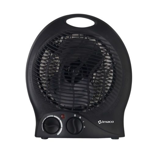Termoventilador portátil Imaco 2000W, movimiento oscilante, negro