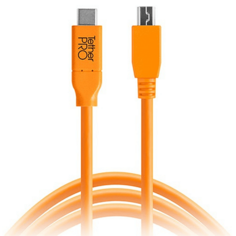 Imagen 1 del producto Cable Tether Tools USB 2.0 Tipo C a USB Micro-B con 5 Pines (4,6 metros)