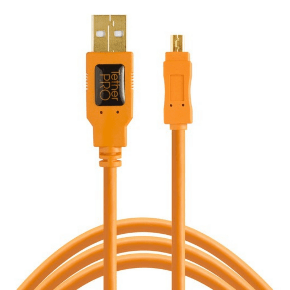 Imagen 1 del producto Cable Tether Tools USB 2.0 tipo A a Mini-B con 8 pines (4,6 metros)