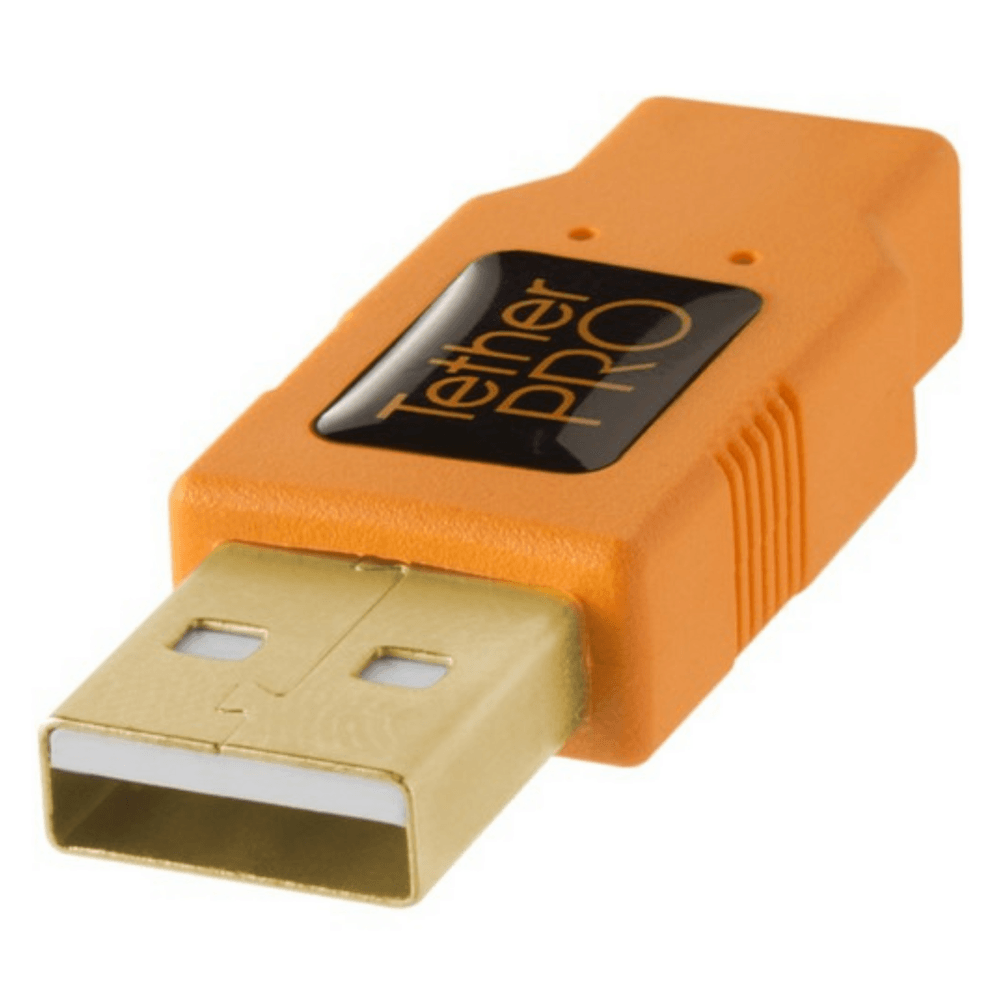 Imagen 2 del producto Cable Tether Tools USB 2.0 tipo A a Mini-B con 8 pines (4,6 metros)