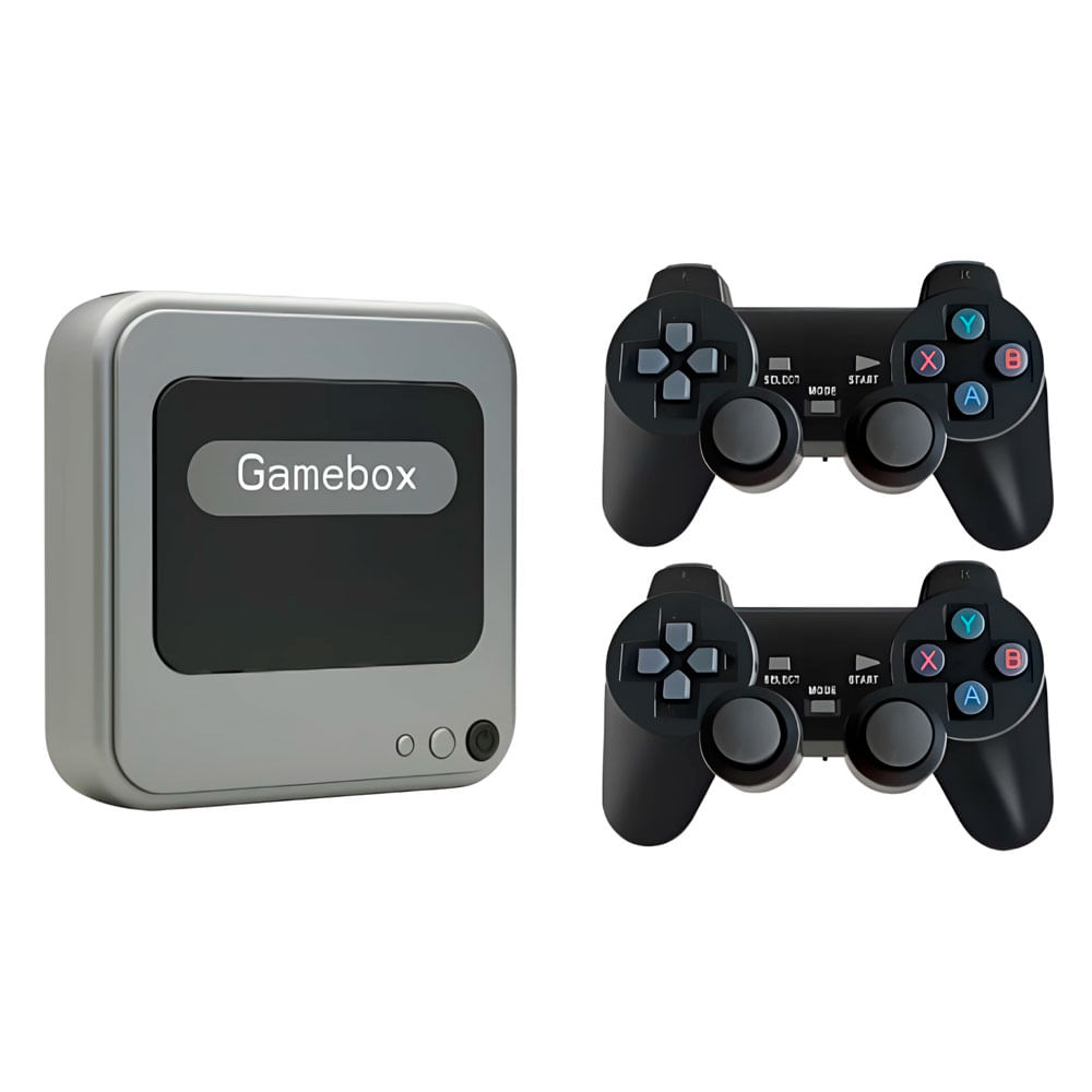 Imagen 2 del producto Consola Retro Gamebox 128 GB, 35 mil juegos, gris