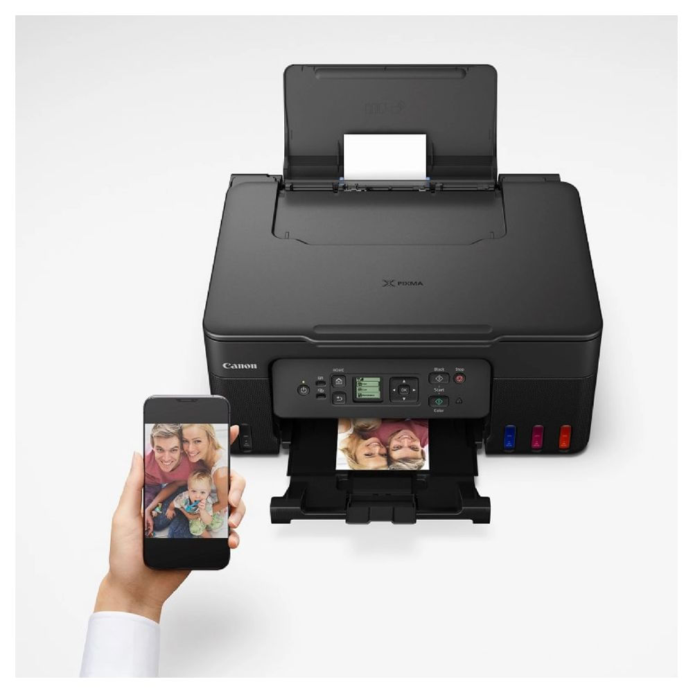 Imagen 2 del producto Impresora multifuncional Canon Pixma G3170, inyección de tinta, inalámbrica, Wi-Fi, con tanques recargables
