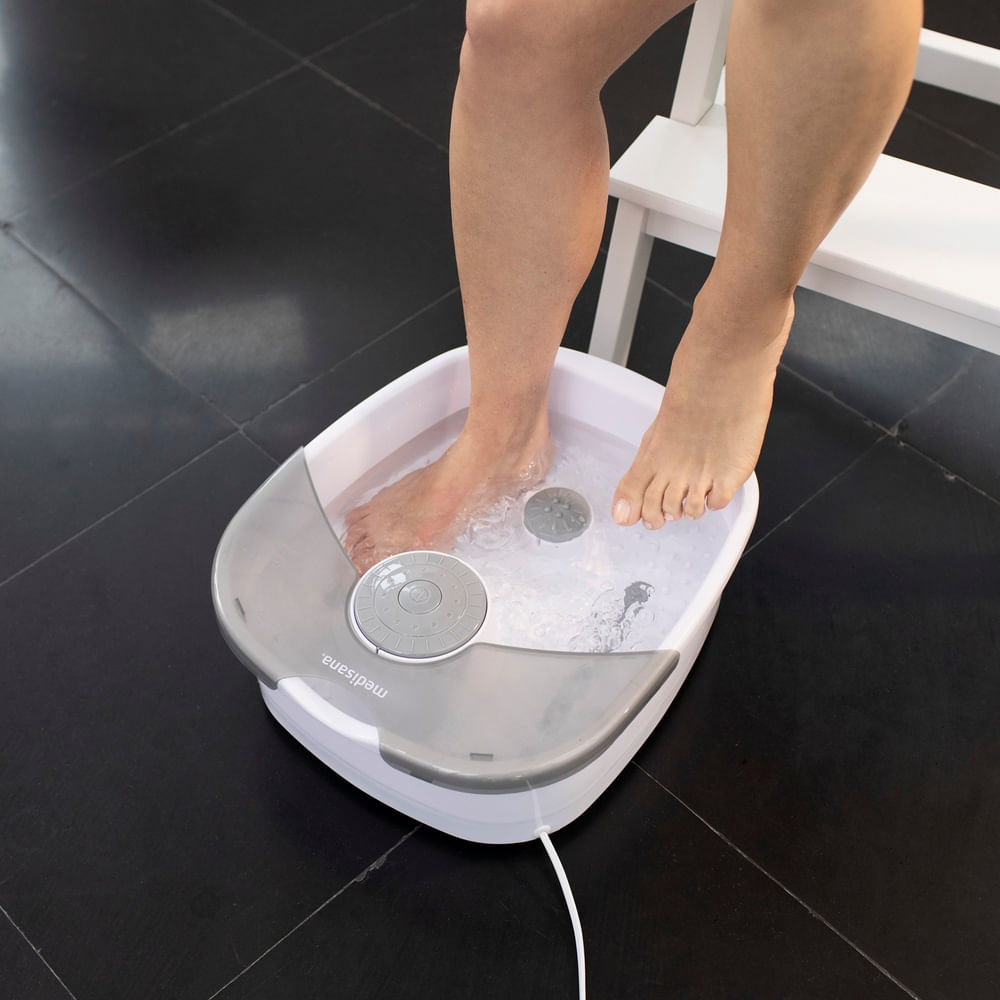 Imagen 2 del producto Jacuzzi para pies con hidromasaje Medisana FS 881, calentamiento automático, blanco