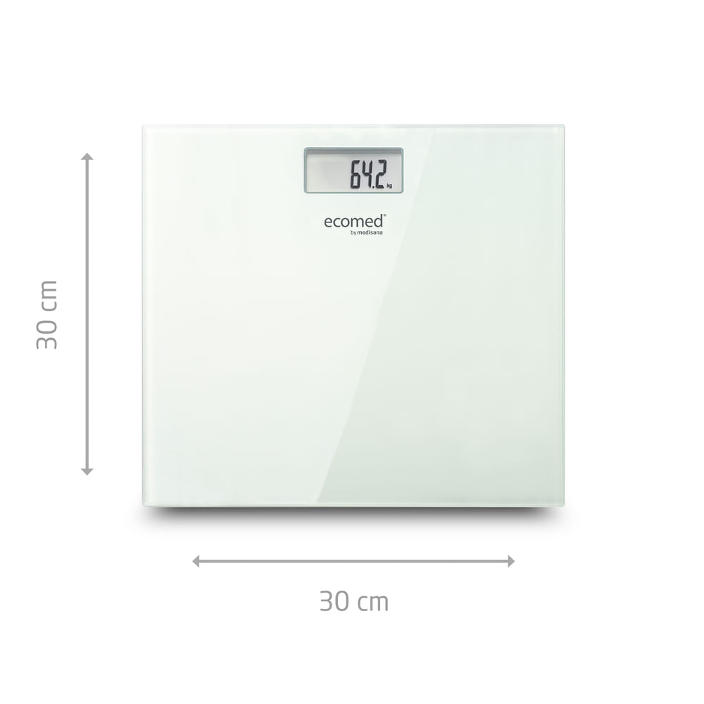 Imagen 2 del producto Balanza digital Medisana Ecomed PS-72E vidrio templado, máx. 150 kg, medición precisa