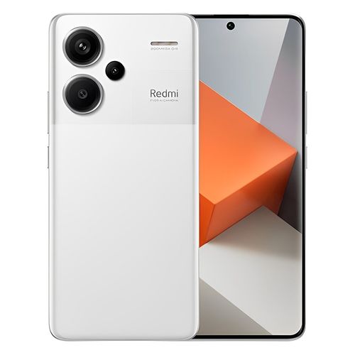 Celular Xiaomi Redmi Note 13 Pro Plus 5G 256GB, 8GB RAM, cámara principal 200MP + 8MP + 2MP, frontal 16MP, 6.67", blanco