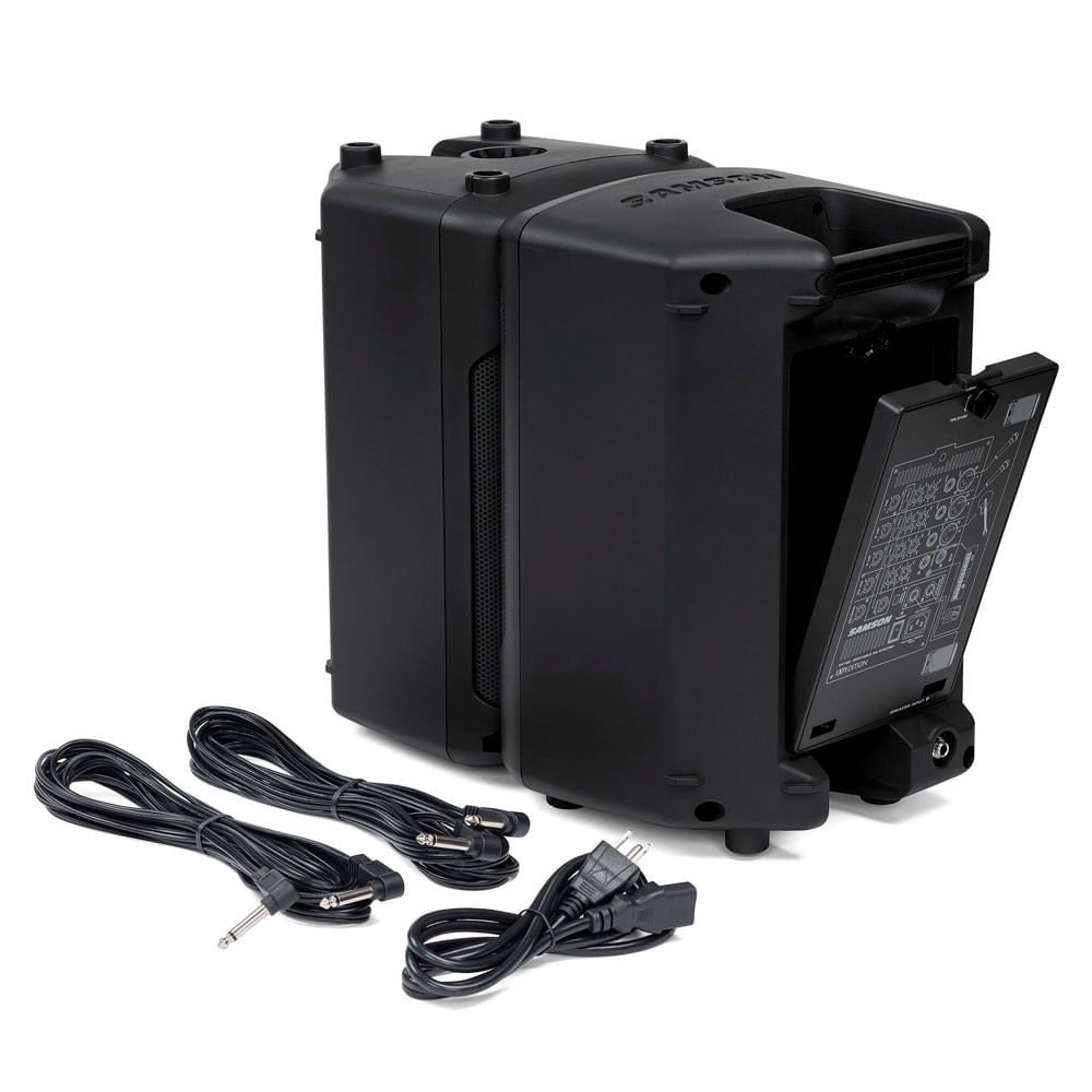 Imagen 2 del producto Pack audio Samson Expedition XP300B 300W, 16 preajustes, woofer 6"", negro