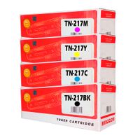 Pack Toner Compatible TN-217 Negro y Colores