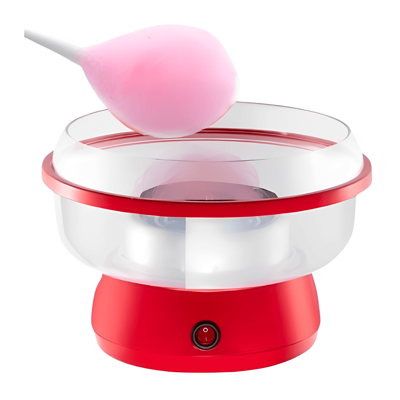 Máquina de algodón de azúcar 500W, rojo