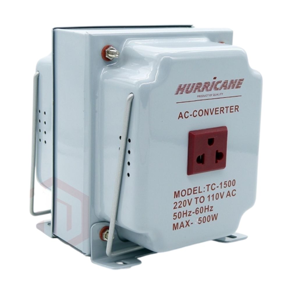 Imagen 1 del producto Transformador Hurricane 500W, adaptador 220/110v, AC, blanco