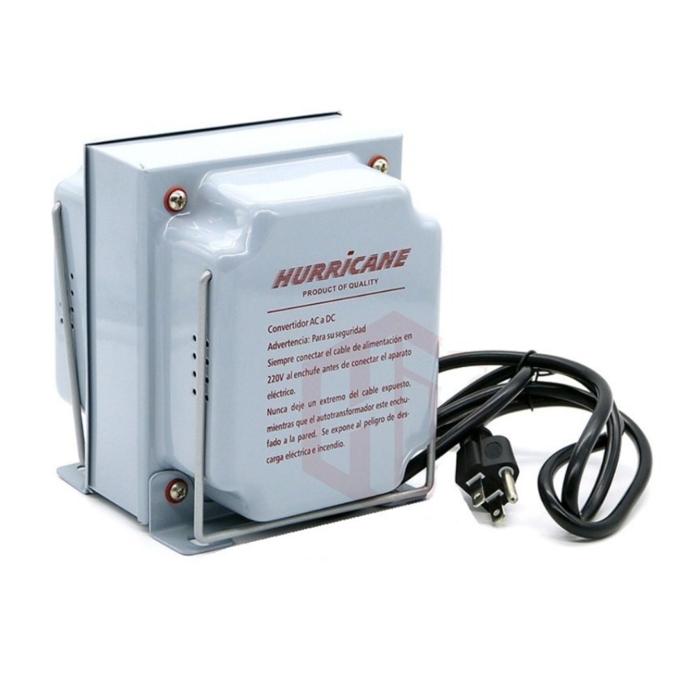 Imagen 2 del producto Transformador Hurricane 500W, adaptador 220/110v, AC, blanco