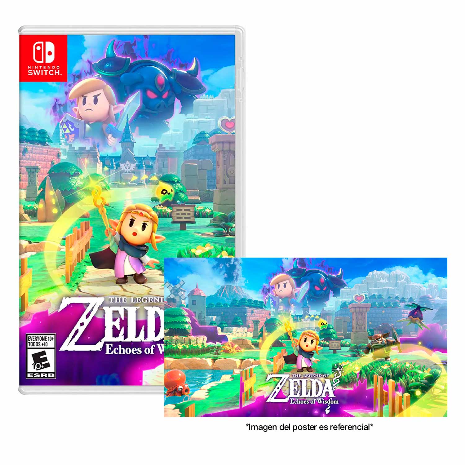 The Legend of Zelda: Echoes of Wisdom - Nintendo Switch + Poster