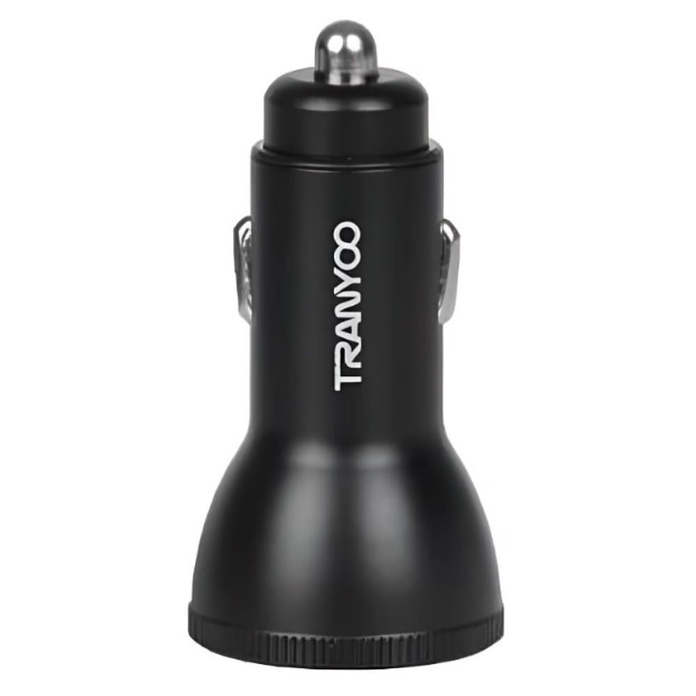 Imagen 1 del producto Cargador de auto 78W, 1 puerto USB, 2 puertos Tipo-C, negro