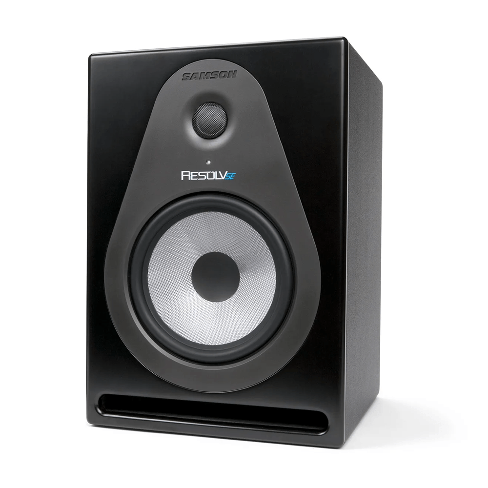 Monitor de estudio activo Samson Resolv SE8 8” 100W, tweeter de cúpula de seda, 40Hz a 27kHz, negro