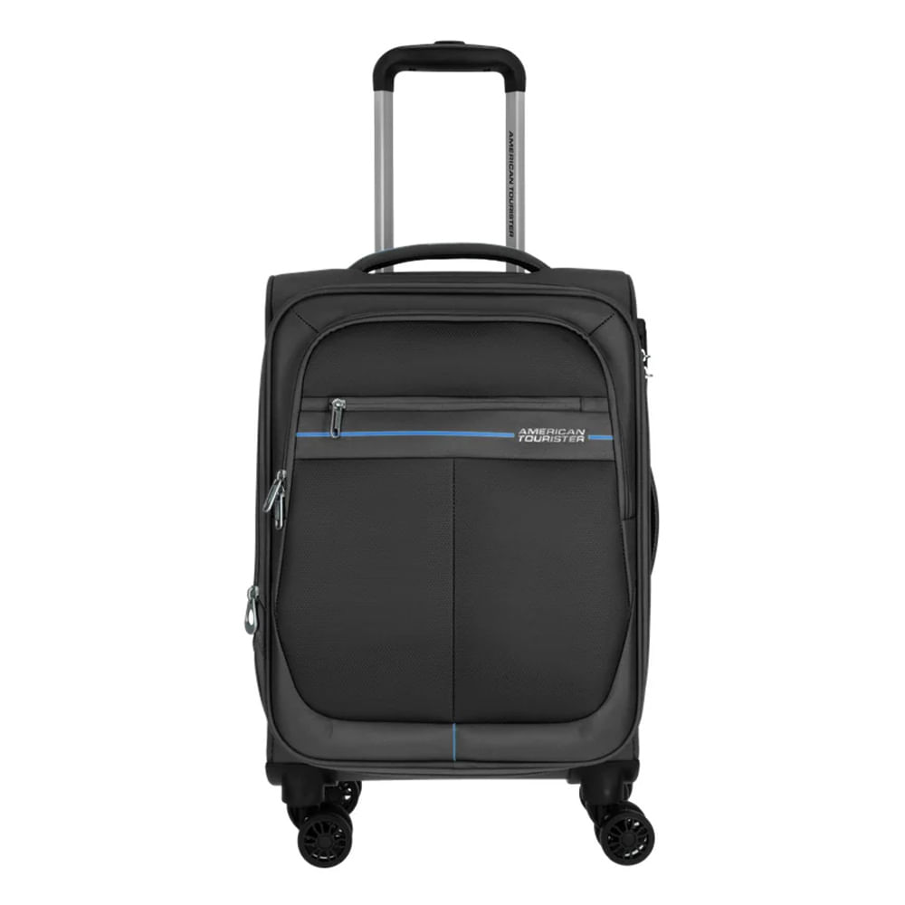 Maleta de cabina American Tourister Skyland 4 ruedas, peso 2.89kg, negro