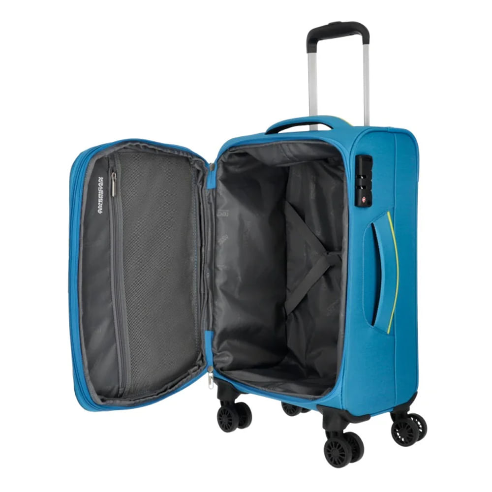 Imagen 2 del producto Maleta de cabina American Tourister Skyland 4 ruedas, peso 2.89kg, azul