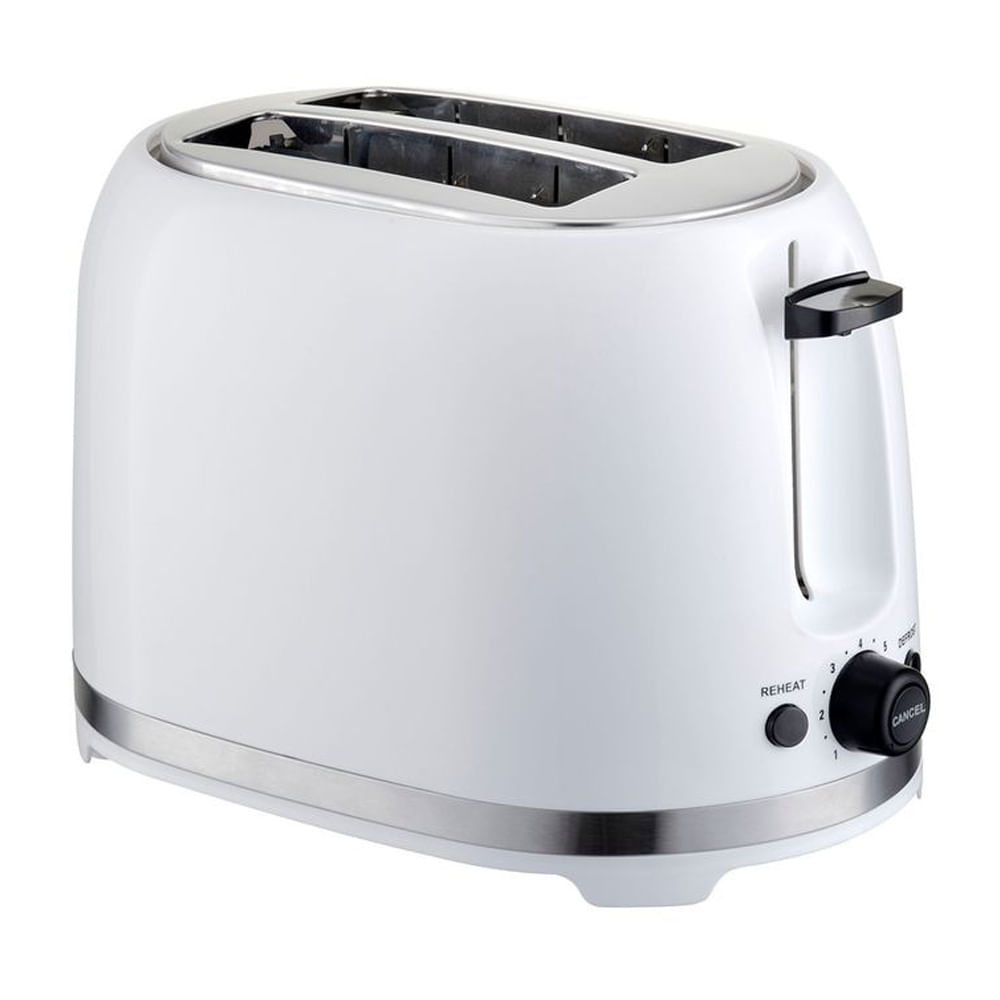 Imagen 2 del producto Tostadora Imaco IBT2085 850W, capacidad 2 panes, antideslizante, blanco