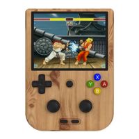 Multiconsola Retro Anbernic RG405V Grano de madera