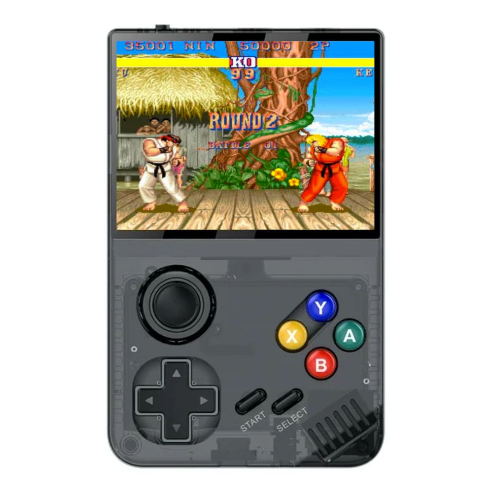 Consola portátil retro M19 Negro transparente