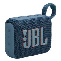Parlante bluetooth JBL Go 4 potencia 4.2W, resistente al agua IP67, hasta 7 horas de reproducción, puerto de carga USB Tipo-C, azul
