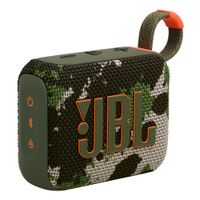 Parlante bluetooth JBL Go 4 potencia 4.2W, resistente al agua IP67, hasta 7 horas de reproducción, puerto de carga USB Tipo-C, camuflado