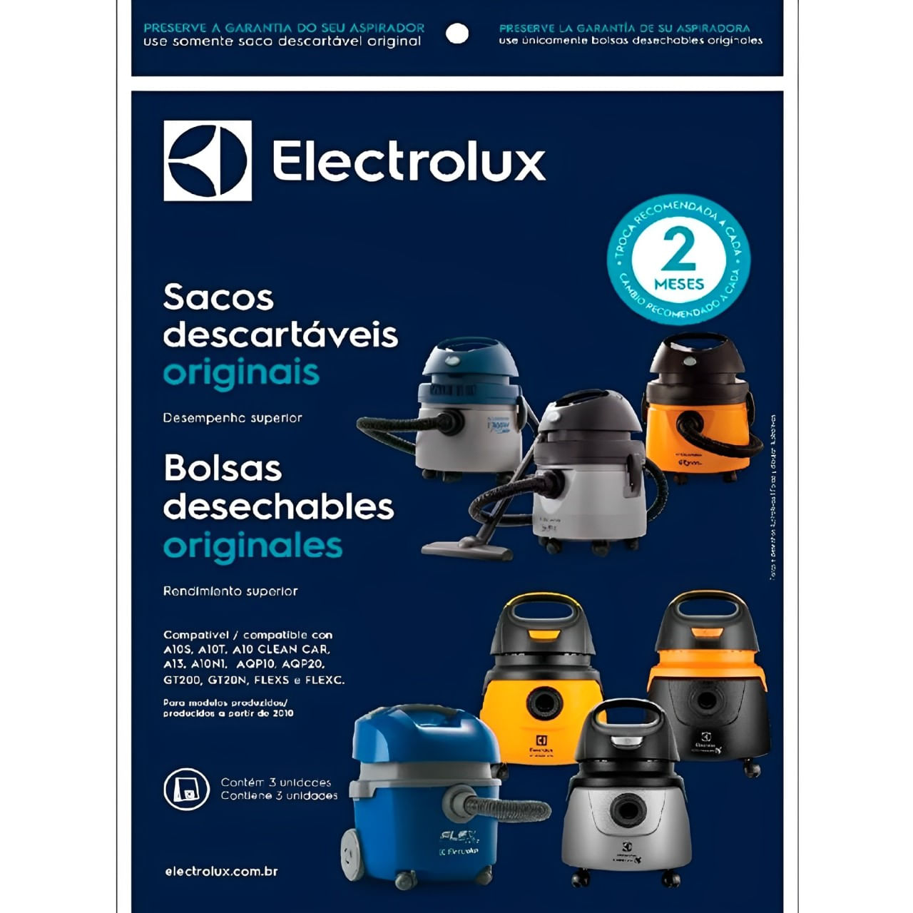 Imagen 2 del producto Bolsa descartable CSE10 para aspiradora AQP10 - AQP20