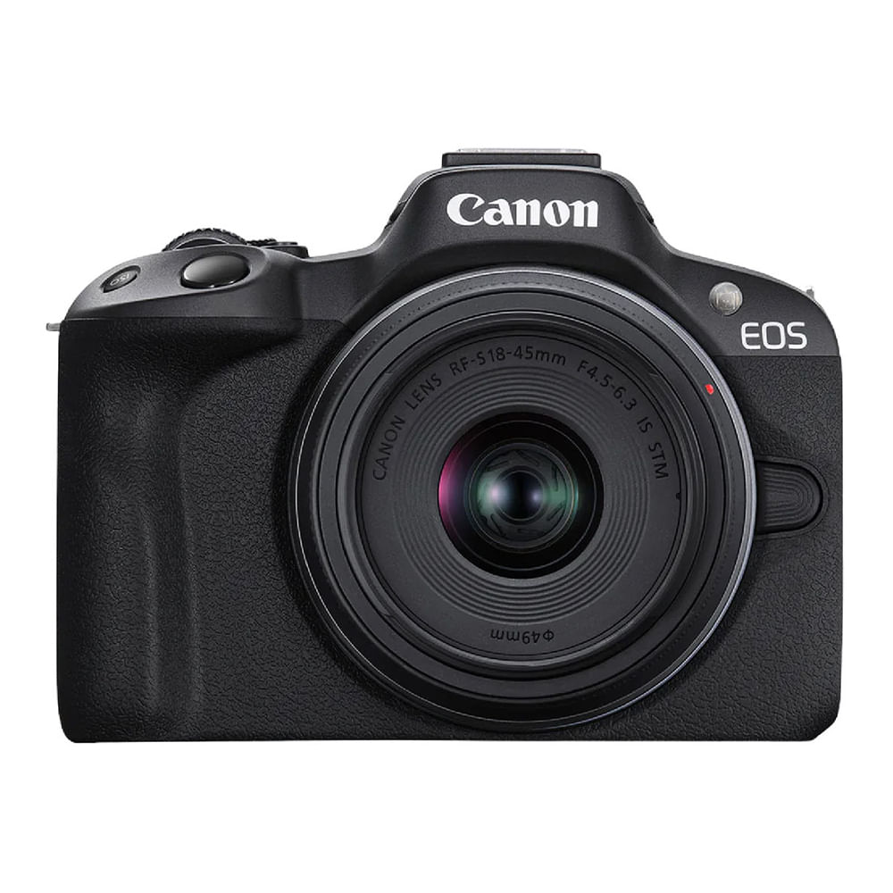 Imagen 2 del producto Cámara Mirrorless Canon EOS R50 RF-S 18-45MM IS STM + maletín nacional + Memoria 64GB