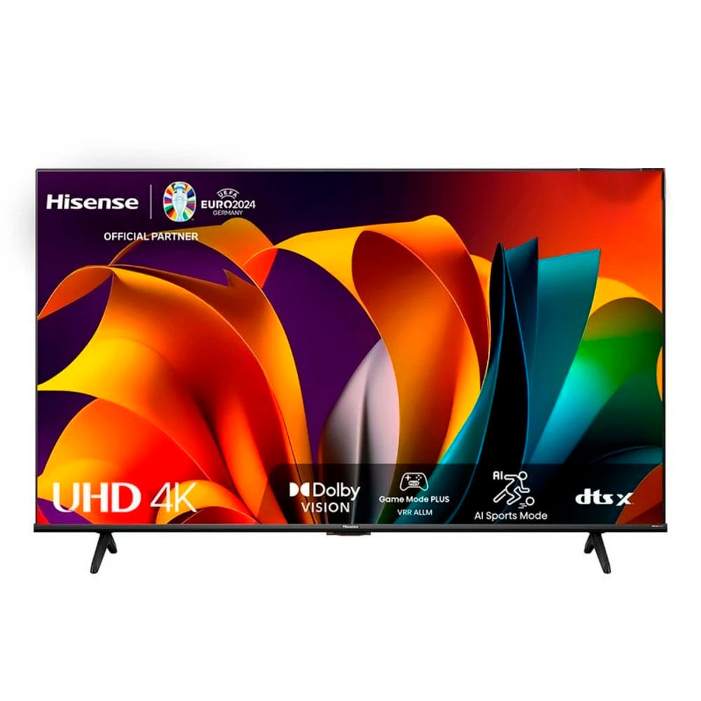 Smart TV Hisense 4K 50" LED, Ultra HD, sistema Vidaa integrado, 50A6N 2024