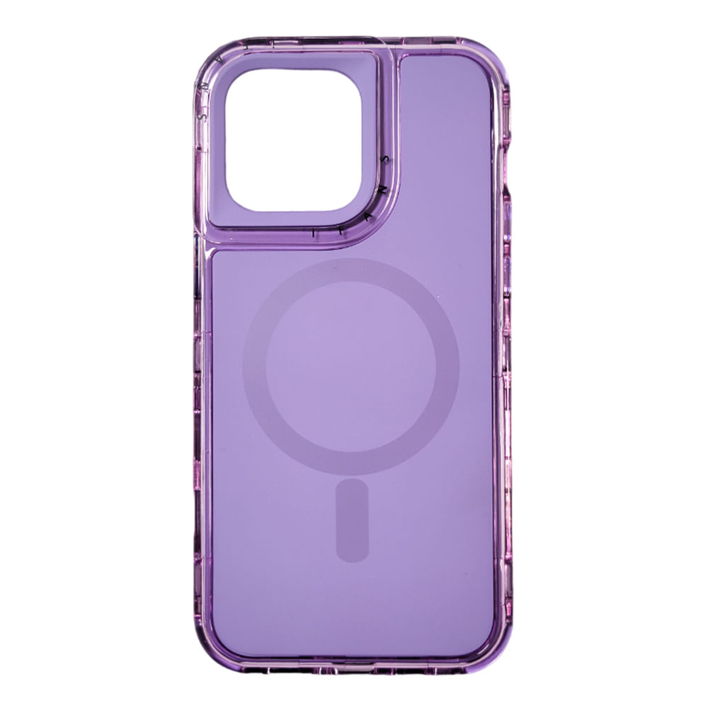 Case para iPhone 15 Pro Max, Protección 360 con Magsafe para carga inalámbrica, morado