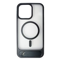 Case para iPhone 15 Pro, con Magsafe para carga inalámbrica con soporte inferior, negro