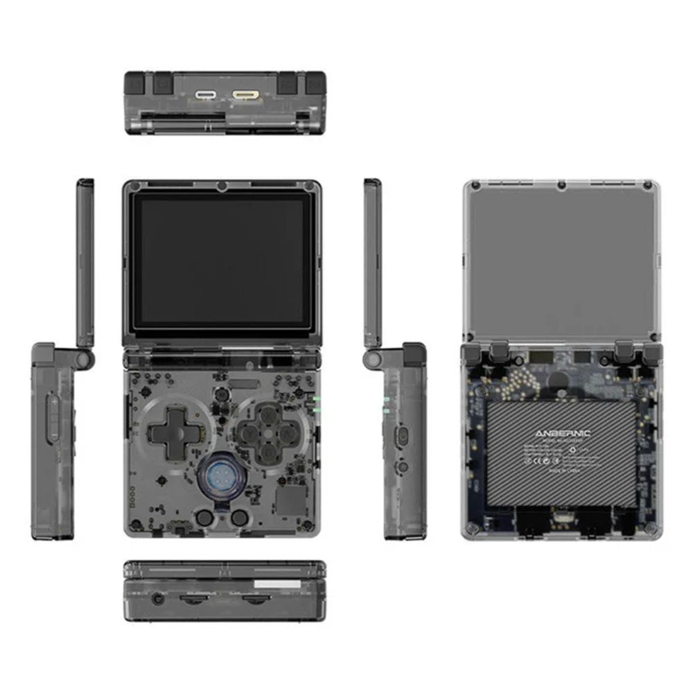 Imagen 2 del producto Consola portátil Anbernic RG35XXSP 3.5"", 64GB, 1GB ram, duración máx. 8 horas, conexión Wi-Fi y Bluetooth, negro