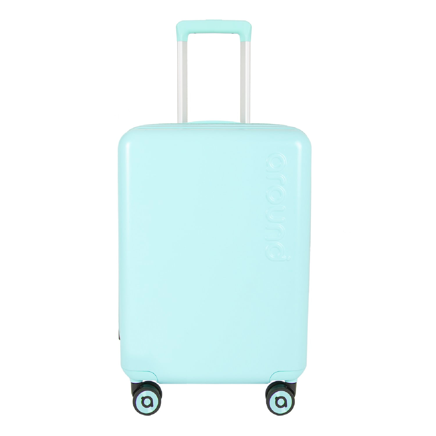 Maleta de cabina Around París capacidad 39 litros, 4 ruedas dobles 360°, combinación TSA, policarbonato, celeste