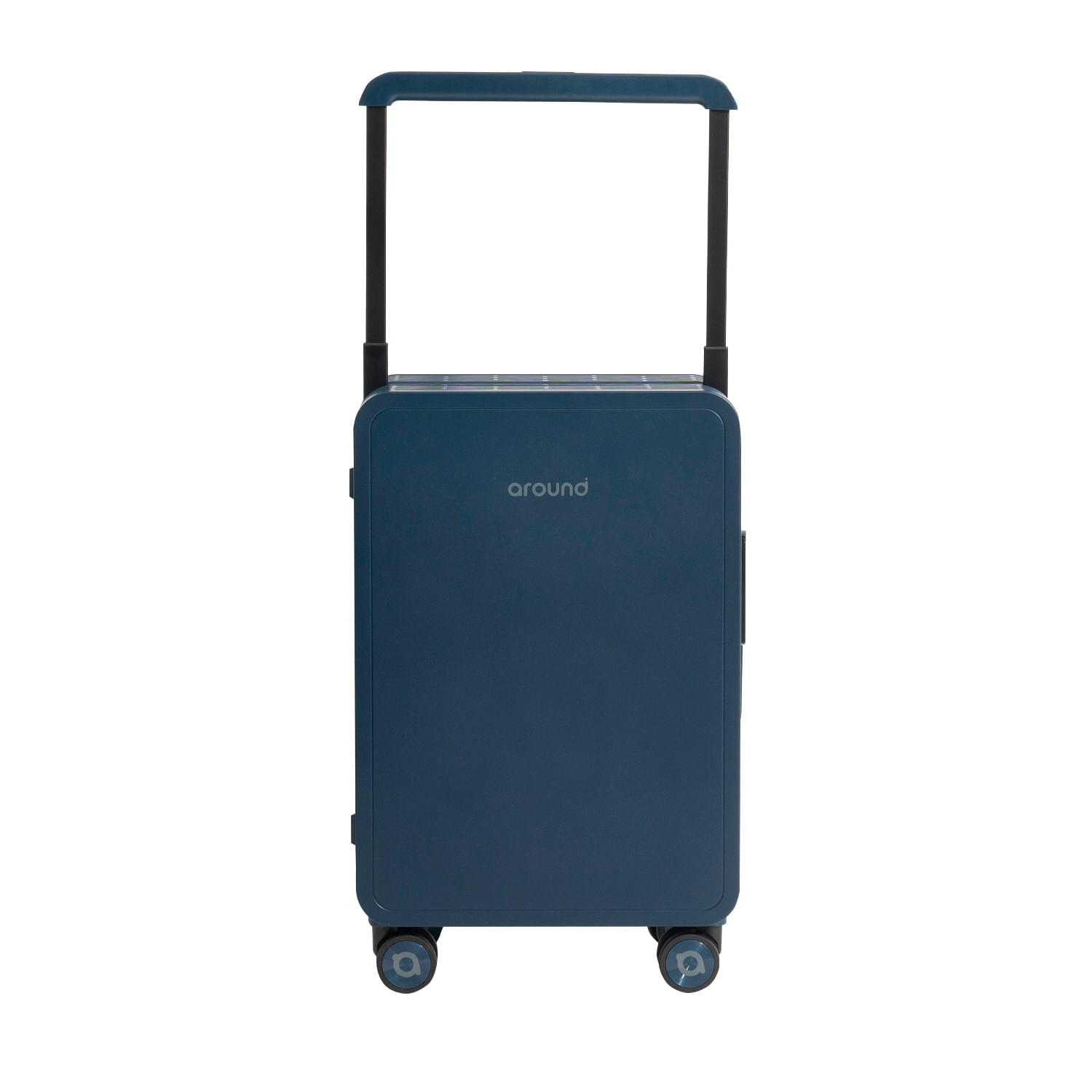 Maleta de cabina Around Canberra, capacidad 35.5 litros, 4 ruedas dobles 360°, policarbonato, azul