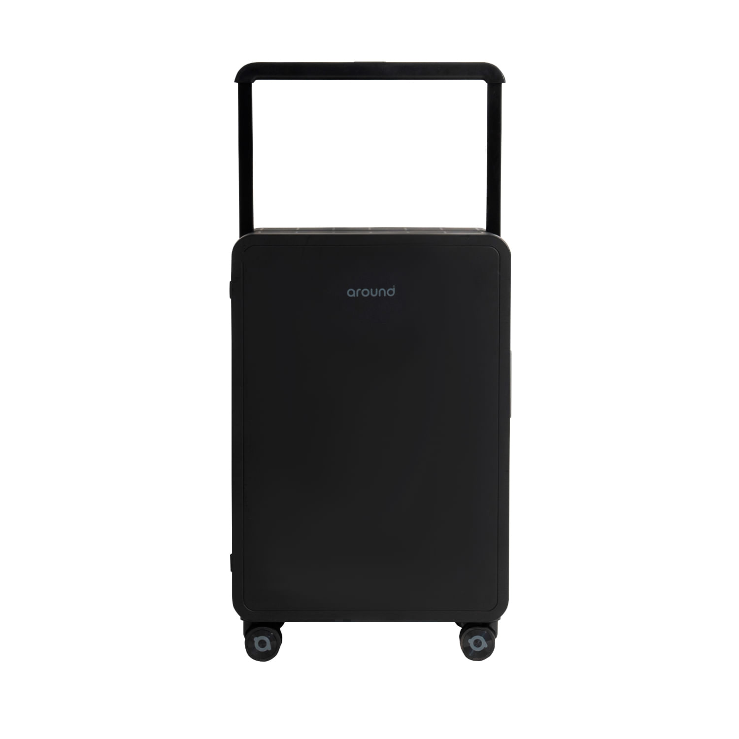 Maleta mediana Around Canberra, capacidad 62 litros, 4 ruedas dobles 360°, policarbonato, negro