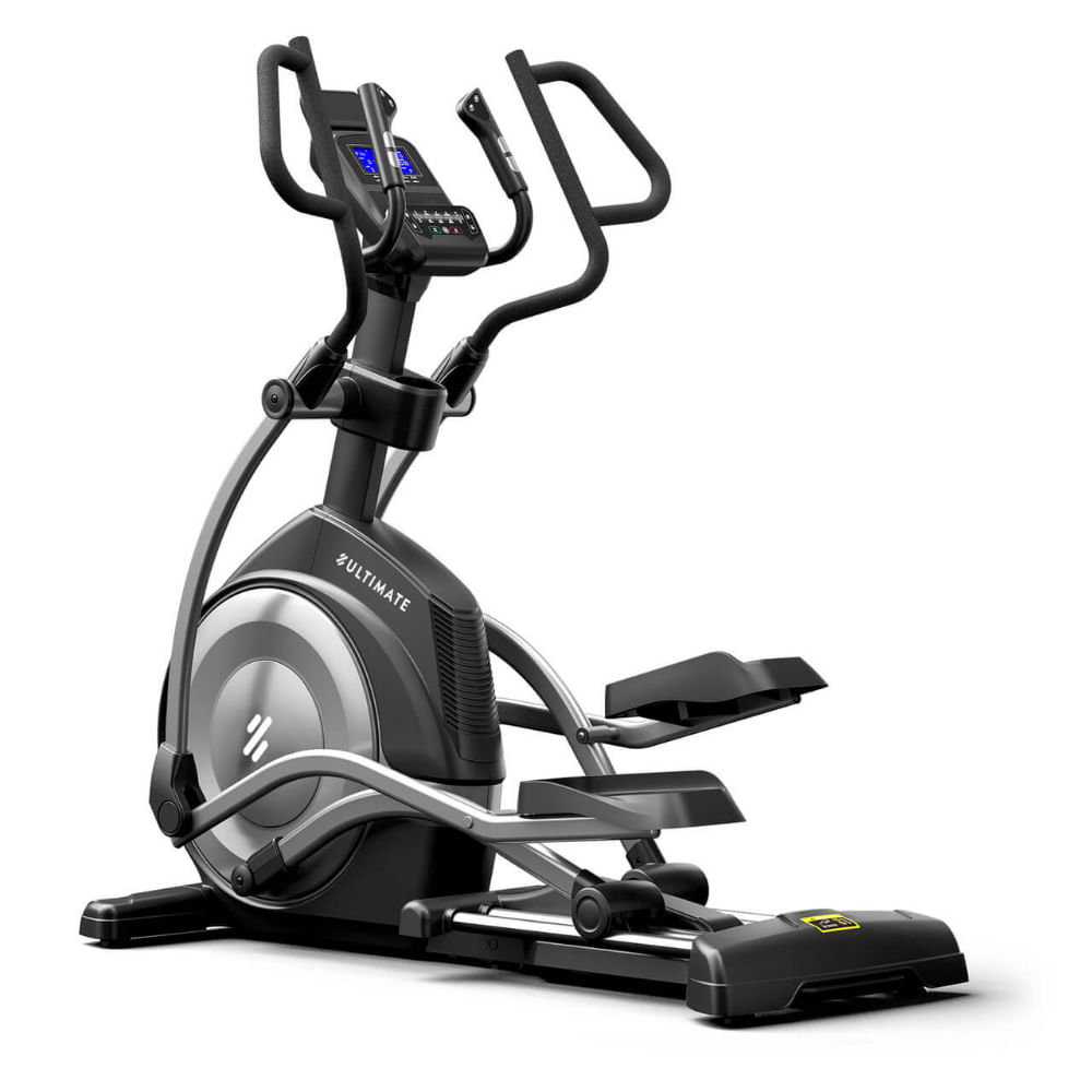 Elíptica T1000 Elite Magnética ergonómica, peso máx. 150 kg, plateado