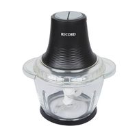 Picatodo Record 2107200002 200 W, capacidad 1 litro, doble cuchilla, plateado