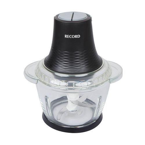 Picatodo Record 2107200002 200 W, capacidad 1 litro, doble cuchilla, plateado