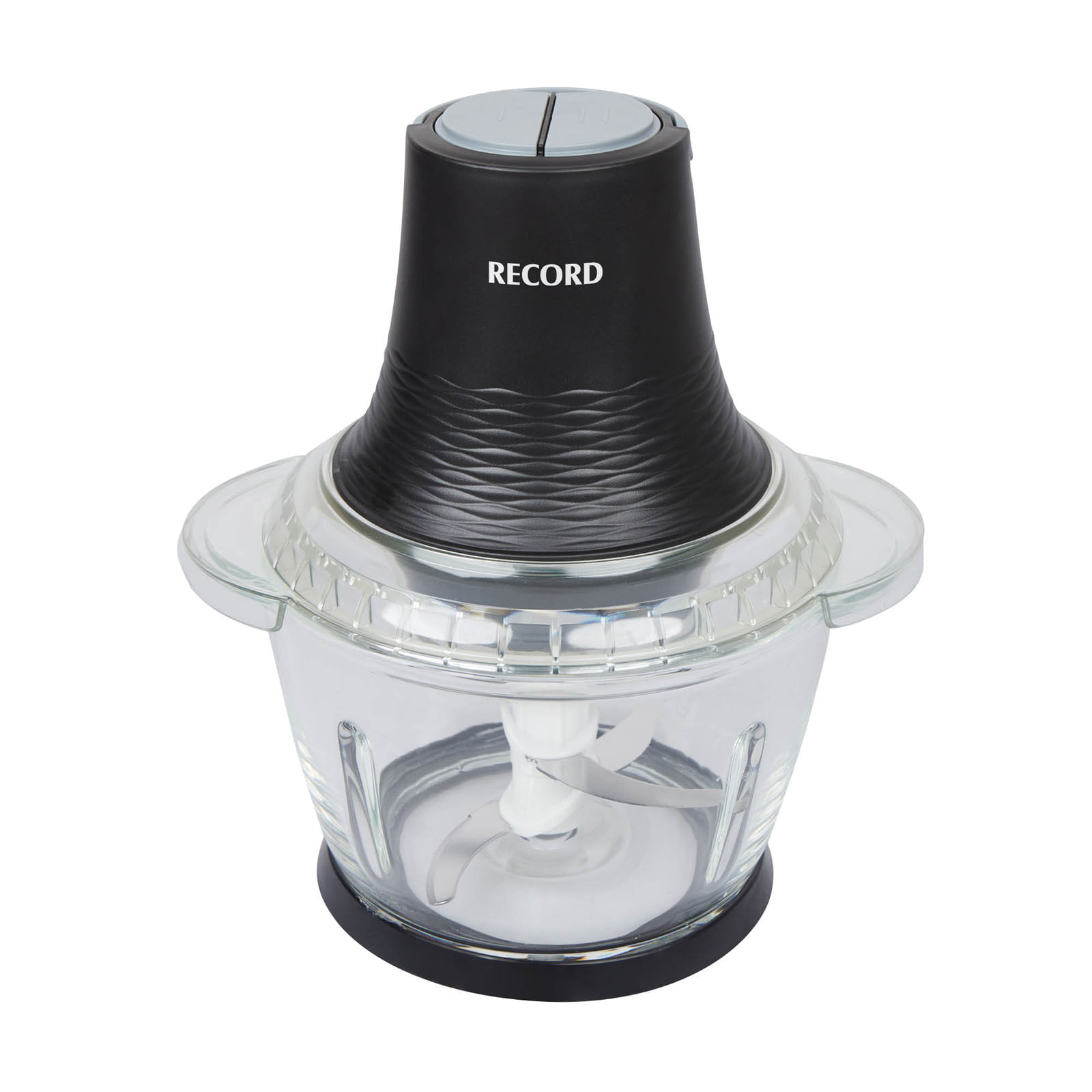 Imagen 1 del producto Picatodo Record 2107200002 200 W, capacidad 1 litro, doble cuchilla, plateado