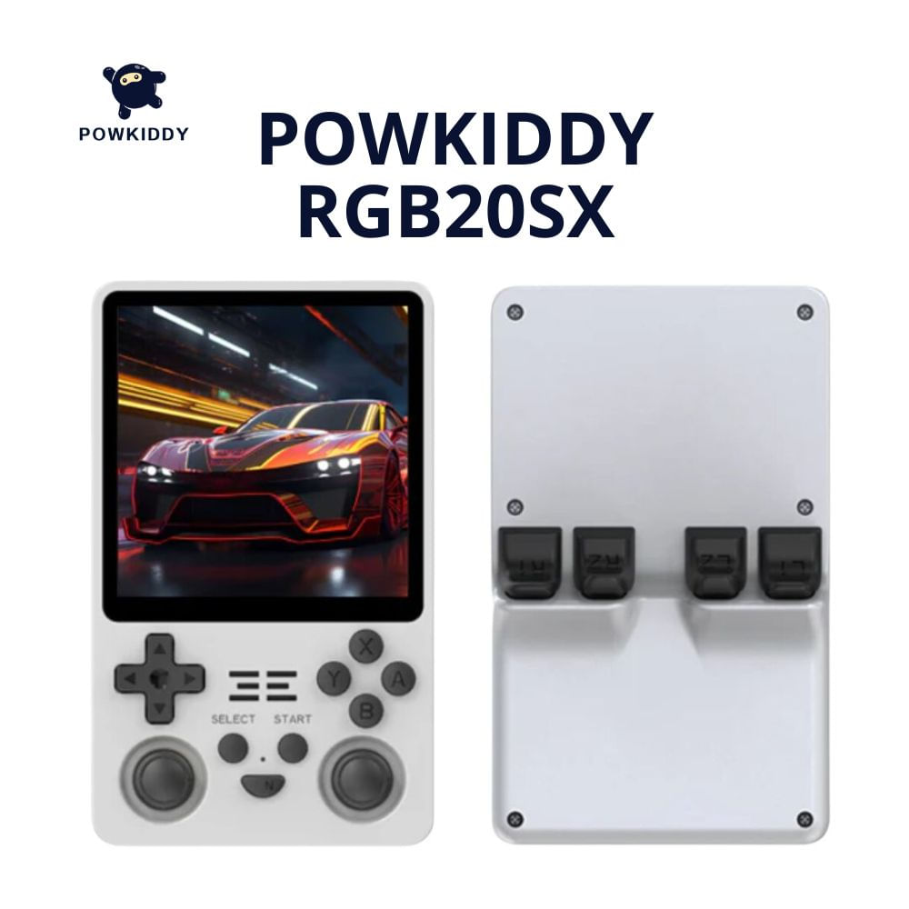 Imagen 2 del producto Consola portátil Powkiddy RGB20SX blanco
