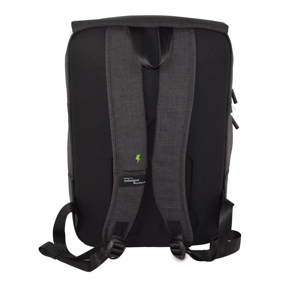 Imagen 2 del producto Mochila Swiss Digital Volt SD-08B 7 bolsillos, capacidad 23 litros, negro
