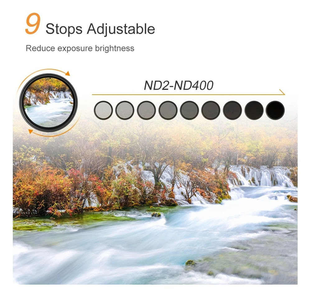 Imagen 2 del producto Filtro Variable K&F Concept  ND2-400 43mm KF01.1104